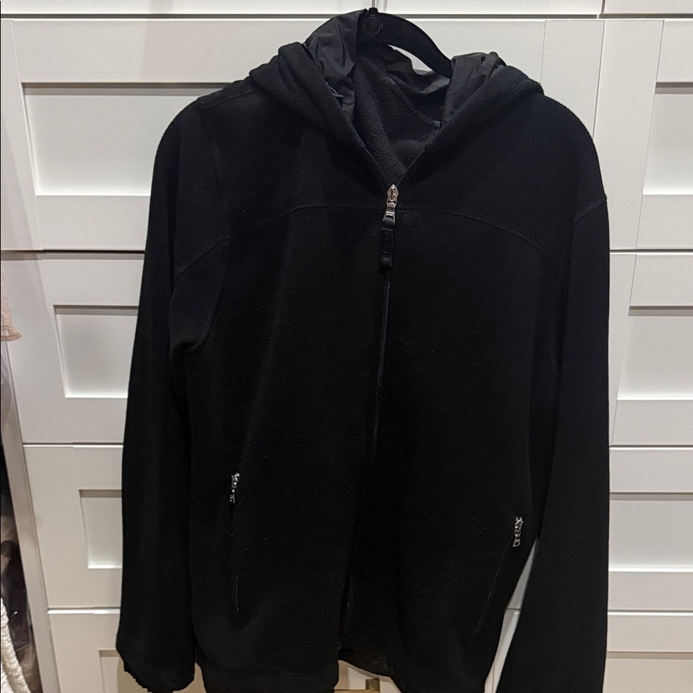 Prada Men's Black Hooded Jacket